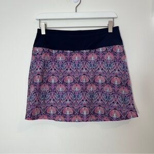 Greyson Floral Skort Tennis Skirt Golf Womens size Small Pink Blue Purple
